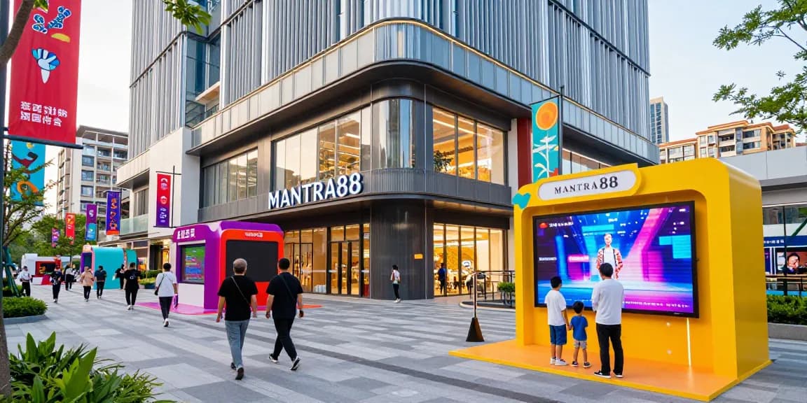 MANTRA88 vibrant commercial property with lively outdoor spaces and engaging entertainment features in urban setting