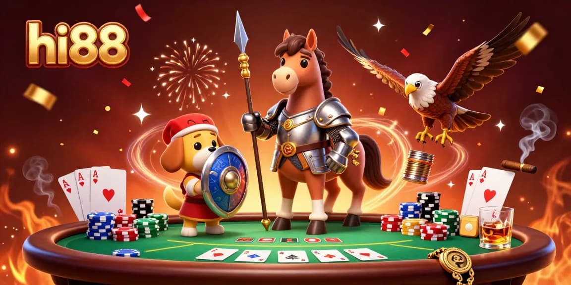 Amongst intense gambling excitement, hi88 makes winning easy with poker chips and dynamic action.