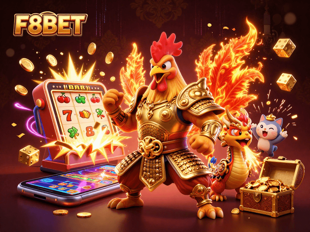 Experience exciting wins with F8BET in a vibrant online casino world filled with fun characters and games.