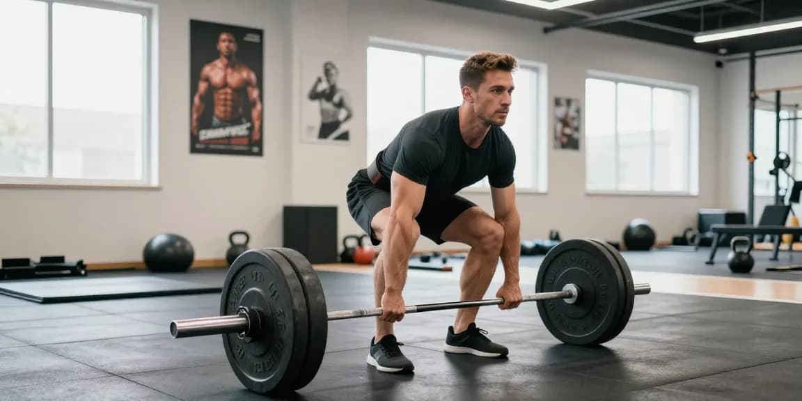 Elevated fitness moment at Somatrop Steroid Shop, showcasing dedication in weightlifting.