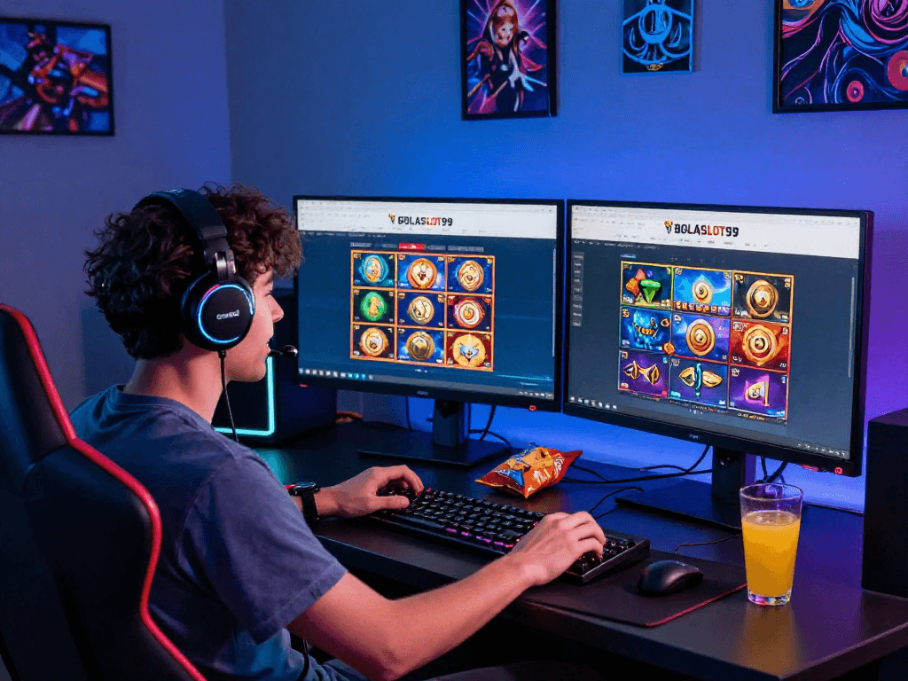 Pengalaman bermain di BOLASLOT99 dengan berbagai pilihan permainan slot dan suasana gaming yang seru.