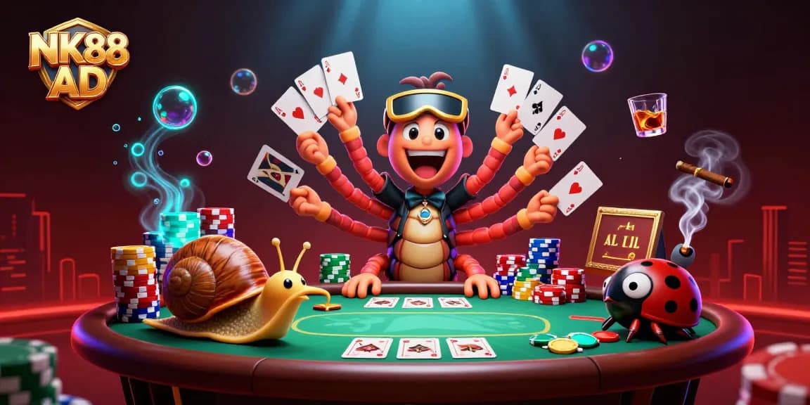 Experience thrilling gameplay at NK88 AD with interactive characters and vibrant casino elements.