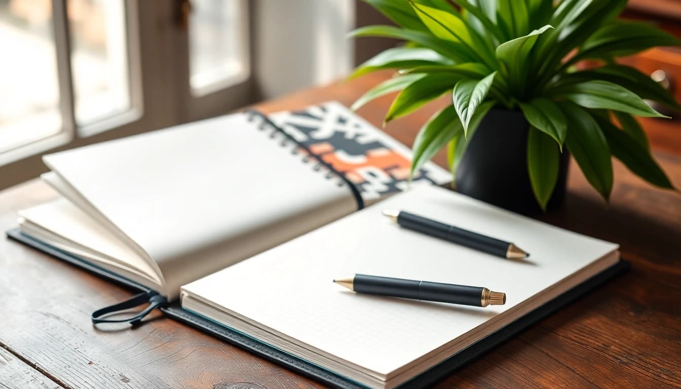 Review stylus-friendly planners showcasing elegant designs and smooth pages for easy writing.