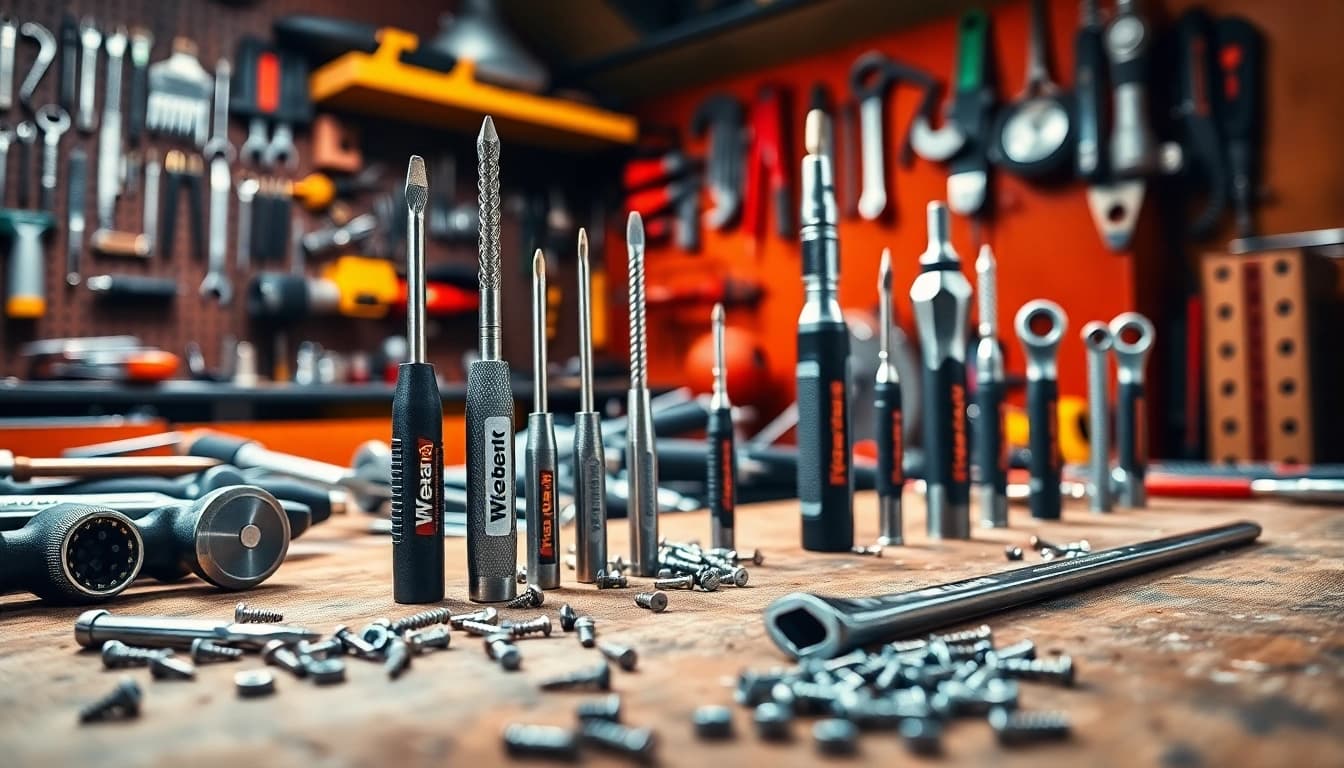 Tooling for success with Wera Italia – showcasing innovative screwdrivers and wrenches in a professional workshop.