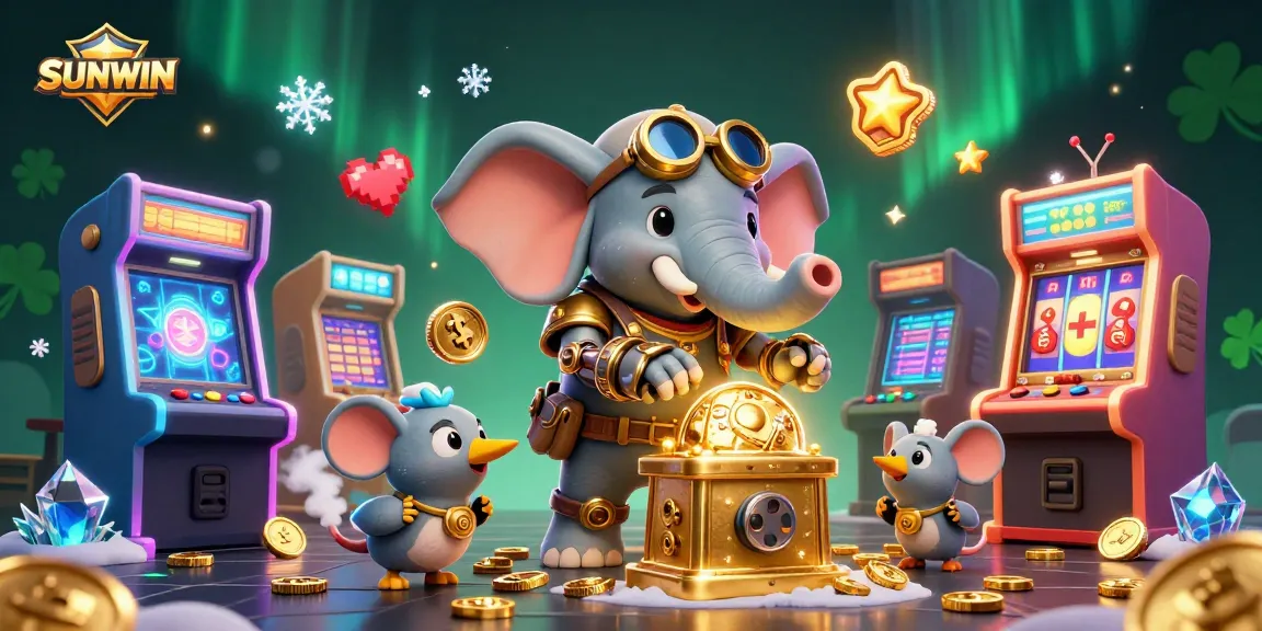 SUNWIN offers exciting slot gameplay, featuring a steampunk engineer alongside vibrant casino elements.