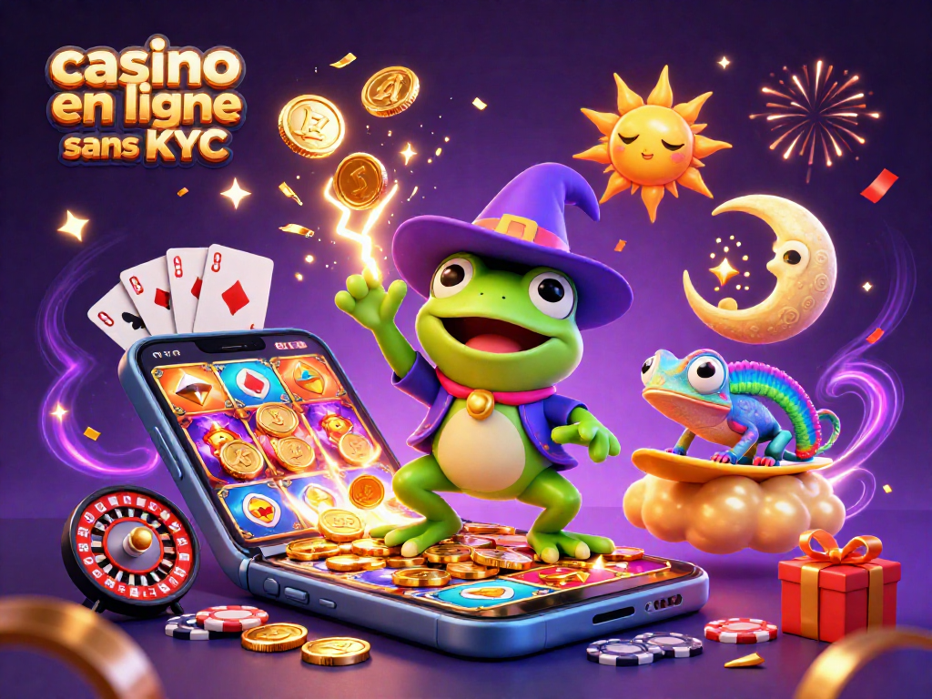 Plongez dans l'univers du casino en ligne sans KYC avec des personnages féériques et des jeux d'argent dynamiques.