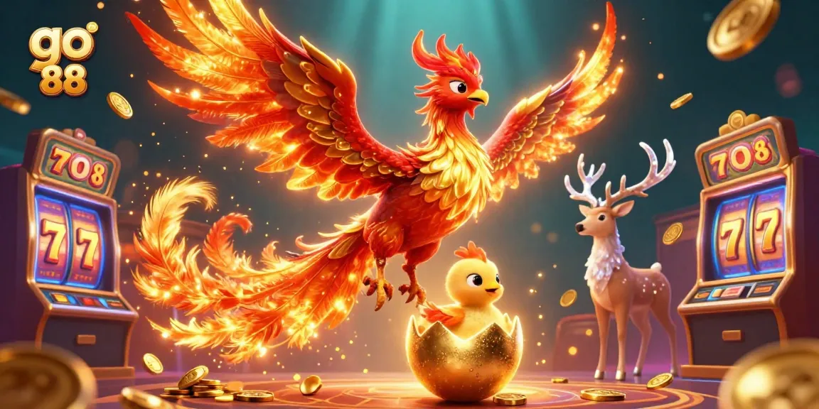 Experience the thrilling energy of go 88 with vibrant slots and dynamic characters in a casino scene.