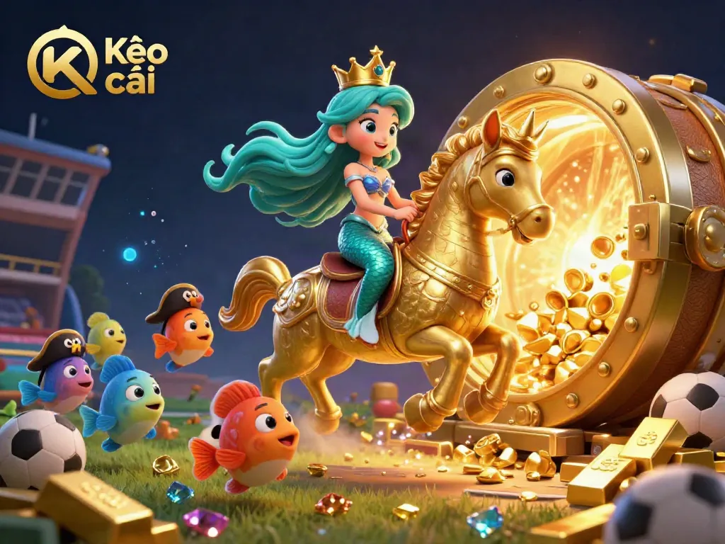 Experience the thrill of Kèo nhà cái in vibrant sports betting illustrated with engaging characters and dynamic elements.