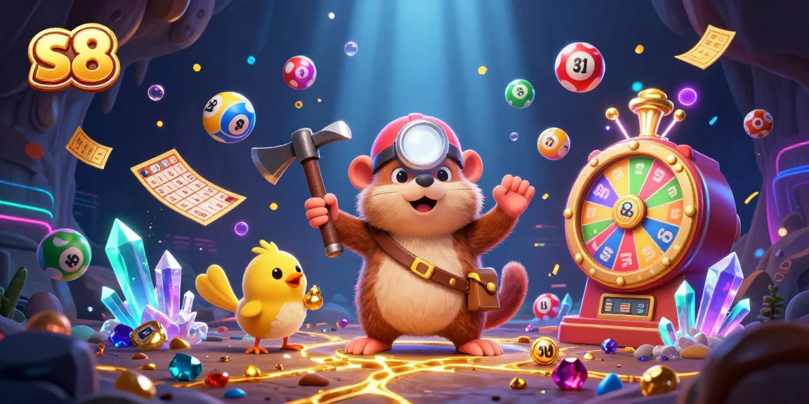 Experience thrilling action with the S8 treasure hunter mole exploring slots and jackpots.