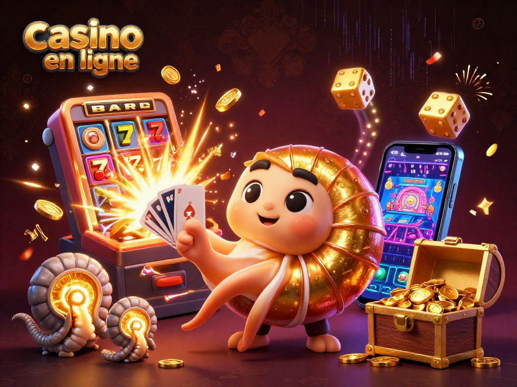 Participez au casino en ligne avec des machines à sous éclatantes et des cartes gagnantes.