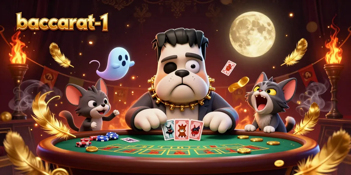 Engage with baccarat-1's thrilling gameplay featuring a unique 3D casino scene.