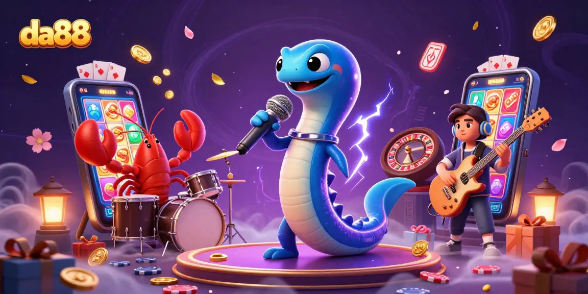 Experience the excitement at da88 with an electric eel DJ performing in an underwater casino.