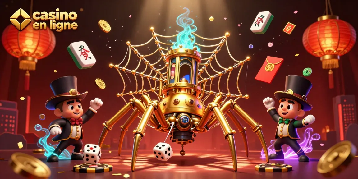 Jouez au casino en ligne avec une ambiance colorée et ludique illustrée dans un monde 3D captivant.