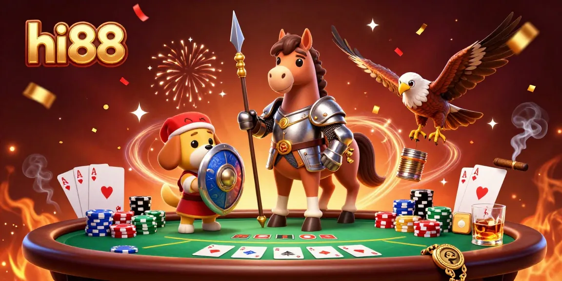 Amongst intense gambling excitement, hi88 makes winning easy with poker chips and dynamic action.