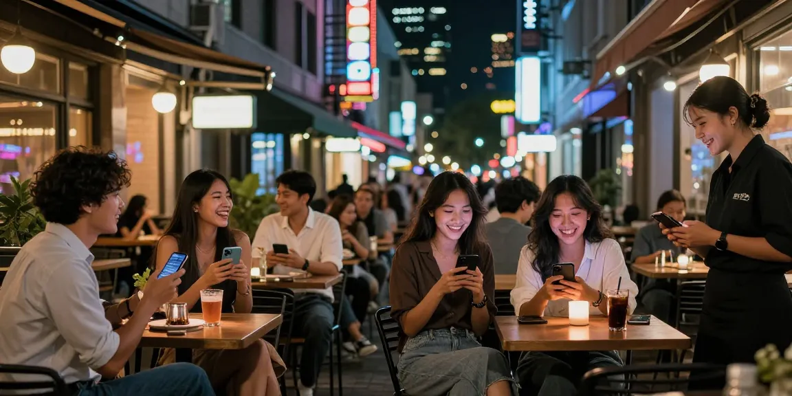 Group enjoying a vibrant night out, exploring 오피사이트 options in a lively atmosphere