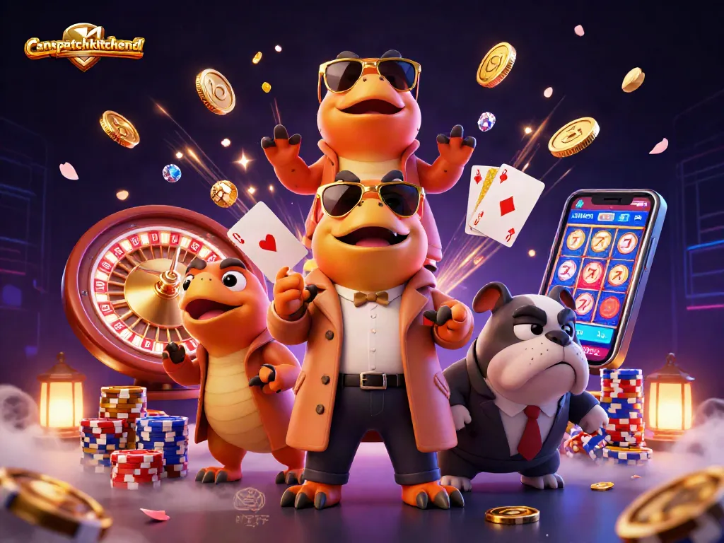 Engage with canepatchkitchensd as three raptors disguised in a trench coat attempt VIP casino entry.