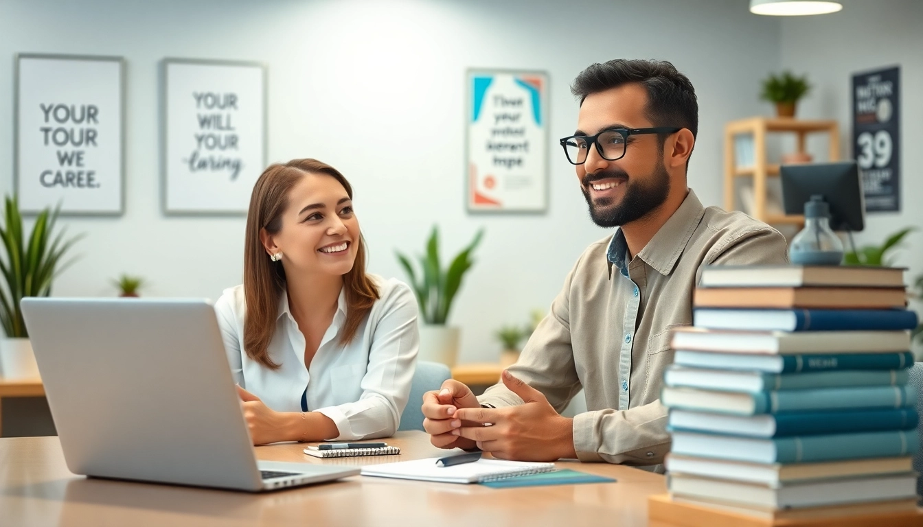 Discovering an Ideal Career path through professional counseling in a welcoming office.