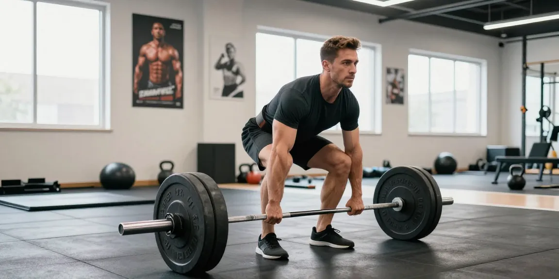 Elevated fitness moment at Somatrop Steroid Shop, showcasing dedication in weightlifting.
