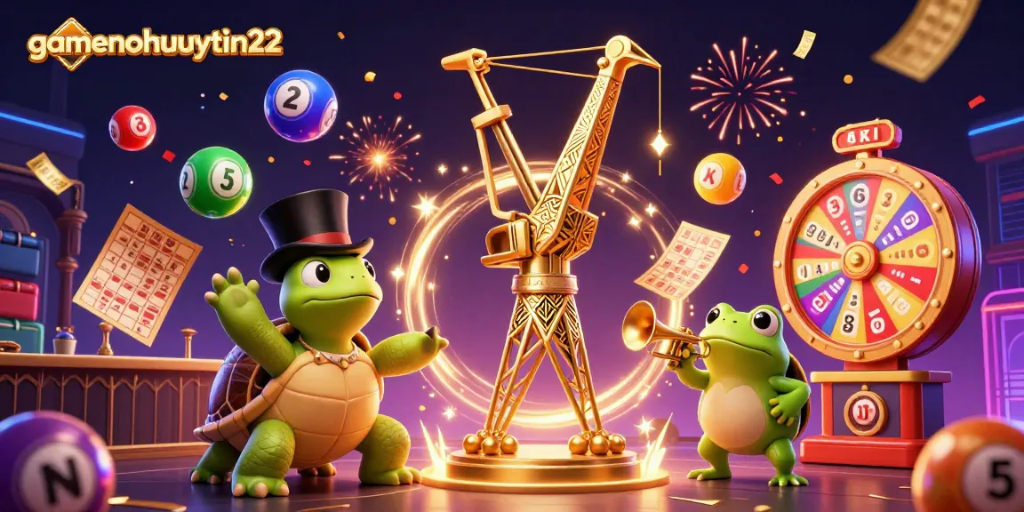 Engage with gamenohuuytin22 through vibrant colors and lively gaming characters at a virtual casino celebration.