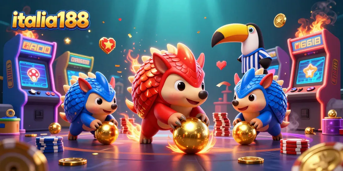Italia188 menghadirkan pangolin beradu warna, sebagai simbol kasino, dalam permainan menakjubkan dan penuh aksi.
