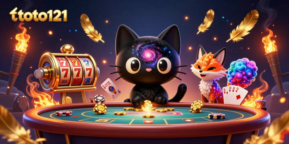 Join the cosmic adventure with toto121 as the black hole cat captivates players and spins golden dreams at the casino.