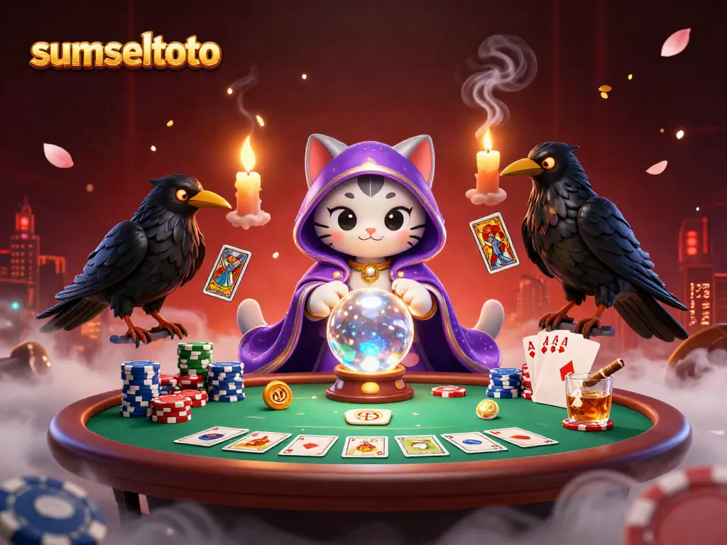 Experience premium gaming excitement with sumseltoto's vibrant casino scene featuring dynamic characters.