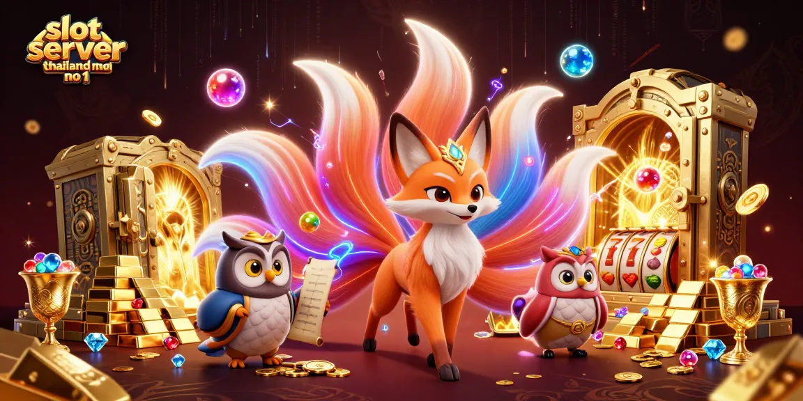 Engage with slot server thailand no 1 as the magical scene captivates with vibrant characters and gleaming treasures.