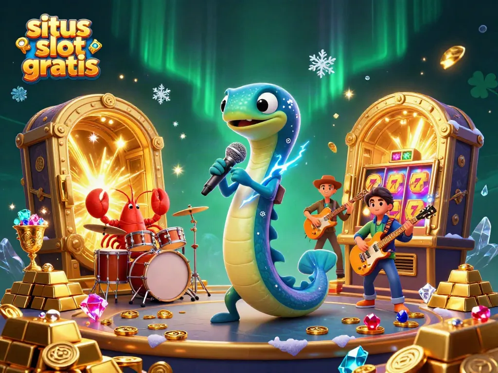 Experience thrilling gameplay with situs slot gratis in this dynamic underwater casino scene.