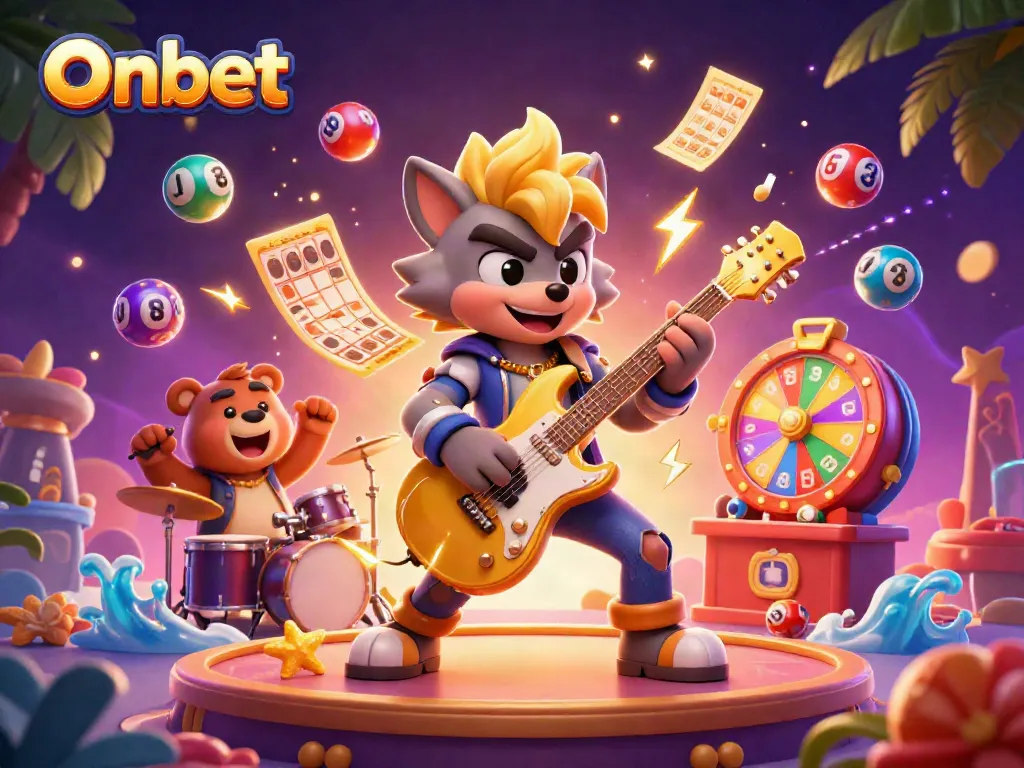 Engage in thrilling action at Onbet's vibrant casino with dynamic gaming elements and exciting characters.