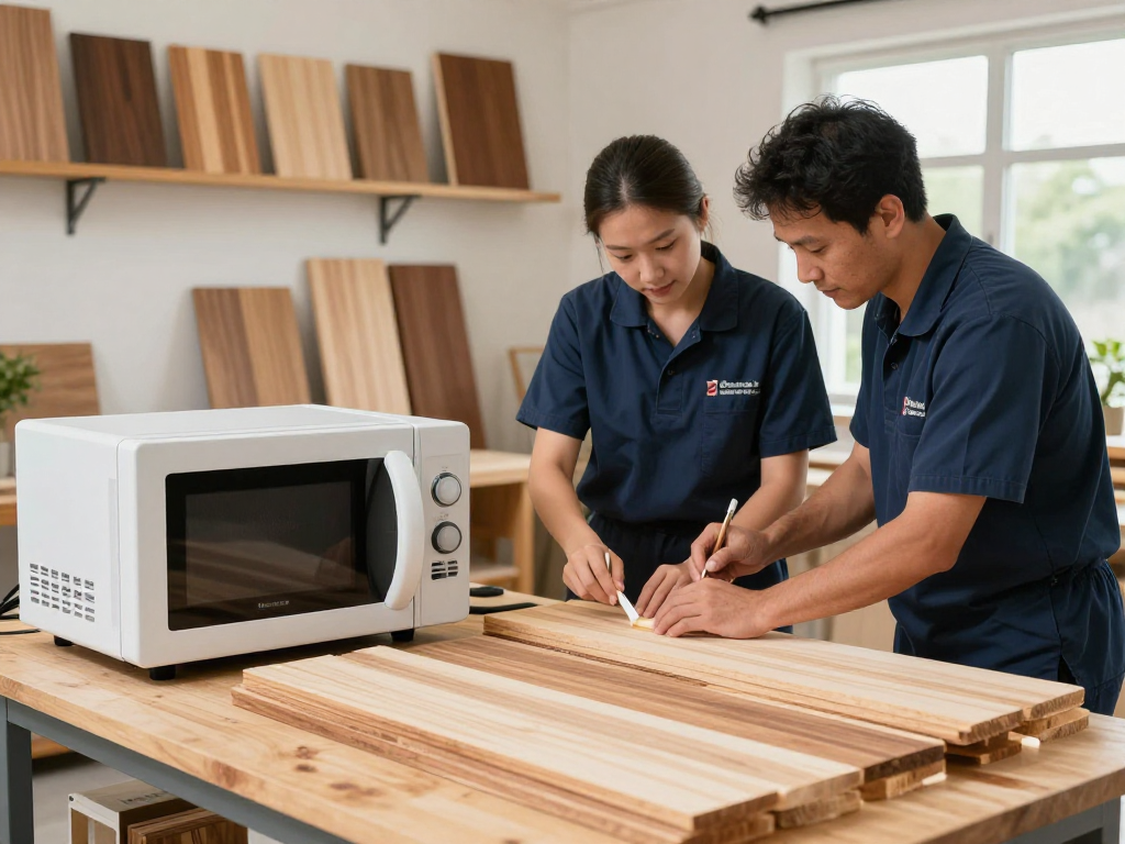 "Shashel equipment in action by trusted local service providers eliminating pests in wood, showcasing professional community service."