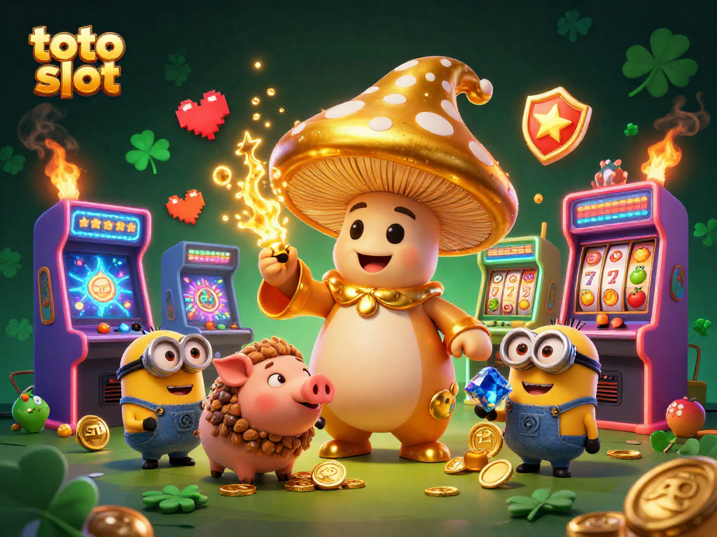 Jelajahi dunia toto slot dengan ilustrasi 3D, karakter ajaib, dan mesin permainan yang berkilau.