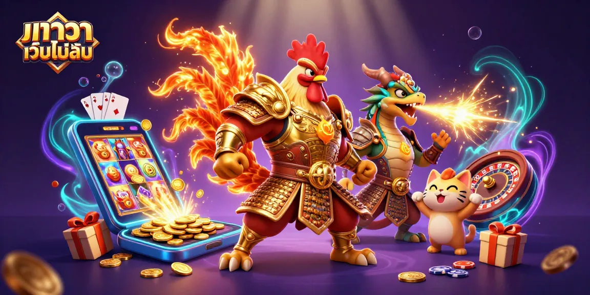 เกมบาคาร่าเว็บไม่ล่มที่เต็มไปด้วยความตื่นเต้นจากตัวละครและสัญลักษณ์คาสิโน