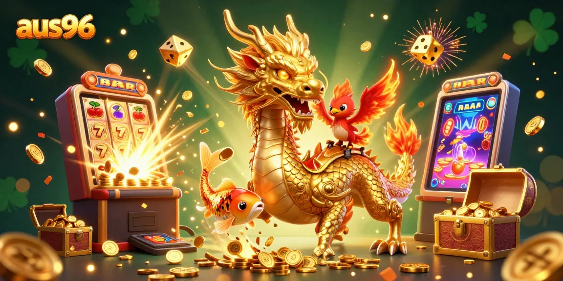 Experience exhilarating gameplay at aus96 with immersive casino scenes and dynamic jackpot elements.