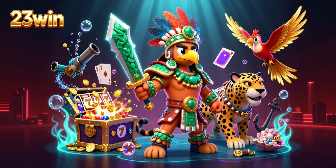 Engage with the thrilling world of 23win slot adventures featuring vibrant characters and rich treasures.