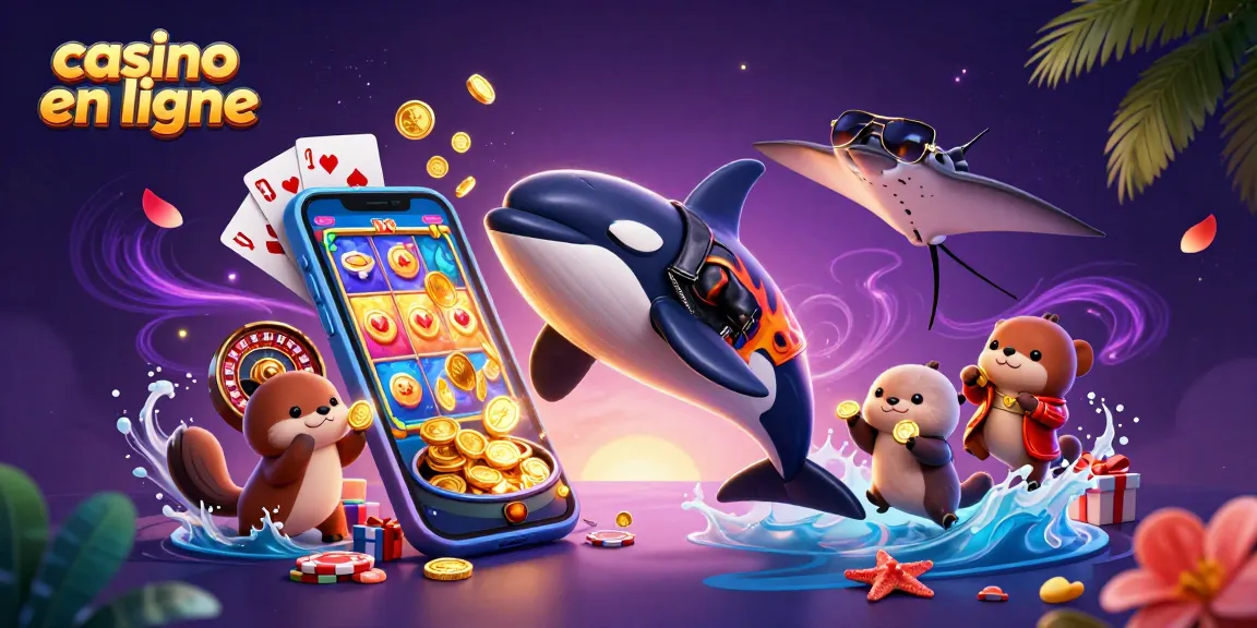 Jouez au casino en ligne avec des personnages colorés et des éléments de jeu attrayants.