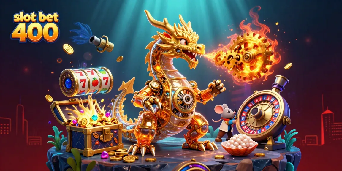Win big with slot bet 400 while enjoying an engaging 3D casino experience full of colorful game elements.
