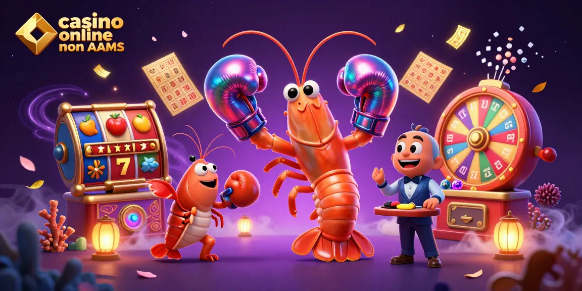 Gioca nei migliori casinò online non AAMS con slot machine e giochi vibranti in un ambiente dinamico.