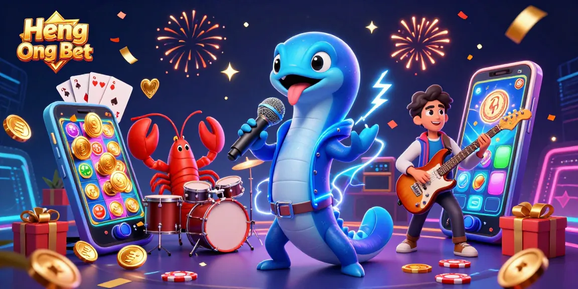 Experience thrilling gameplay at Heng Ong Bet with vibrant characters showcasing casino excitement.