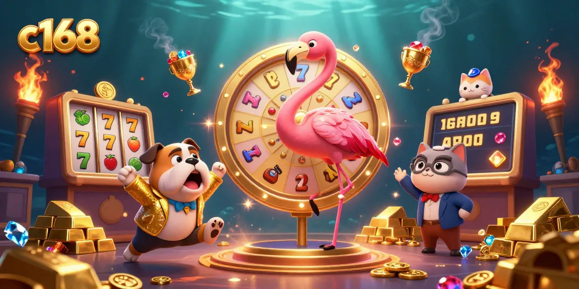 Spin the giant prize wheel in the exciting c168 casino atmosphere bursting with treasures.