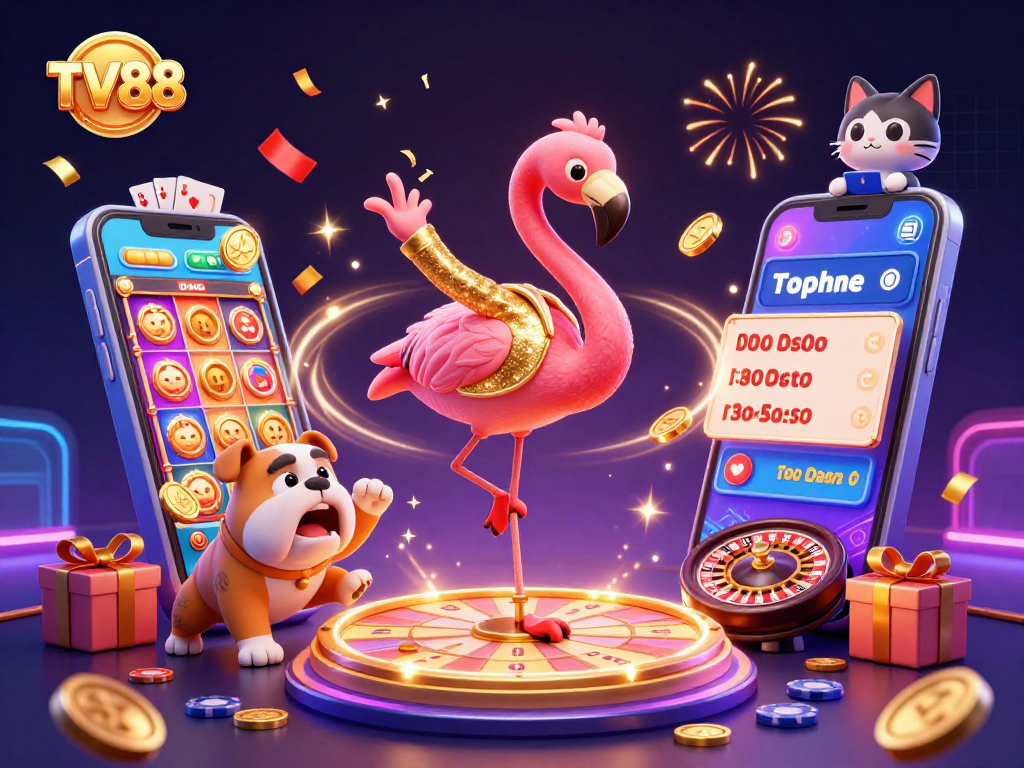 Spin the winning wheel at TV88 for exciting prizes in a vibrant casino thrill!