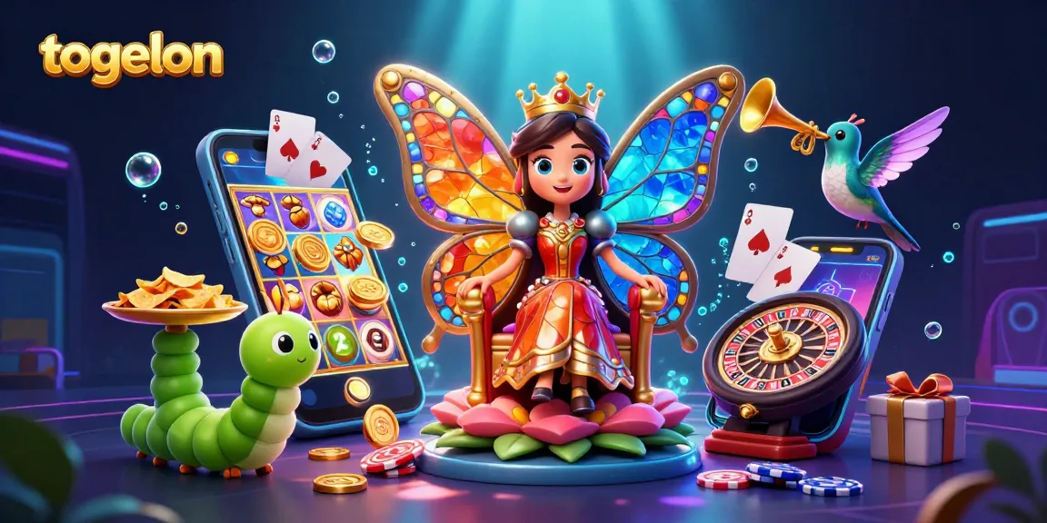 Engage with togelon’s vibrant online games featuring a butterfly queen and dynamic casino elements.