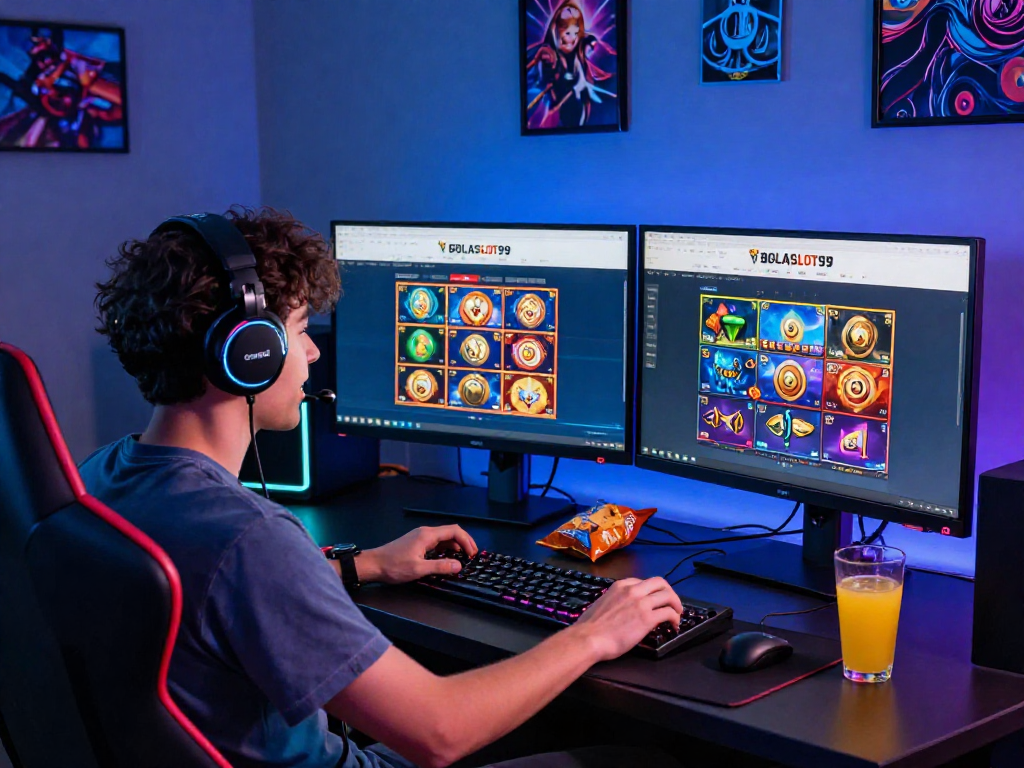 Pengalaman bermain di BOLASLOT99 dengan berbagai pilihan permainan slot dan suasana gaming yang seru.