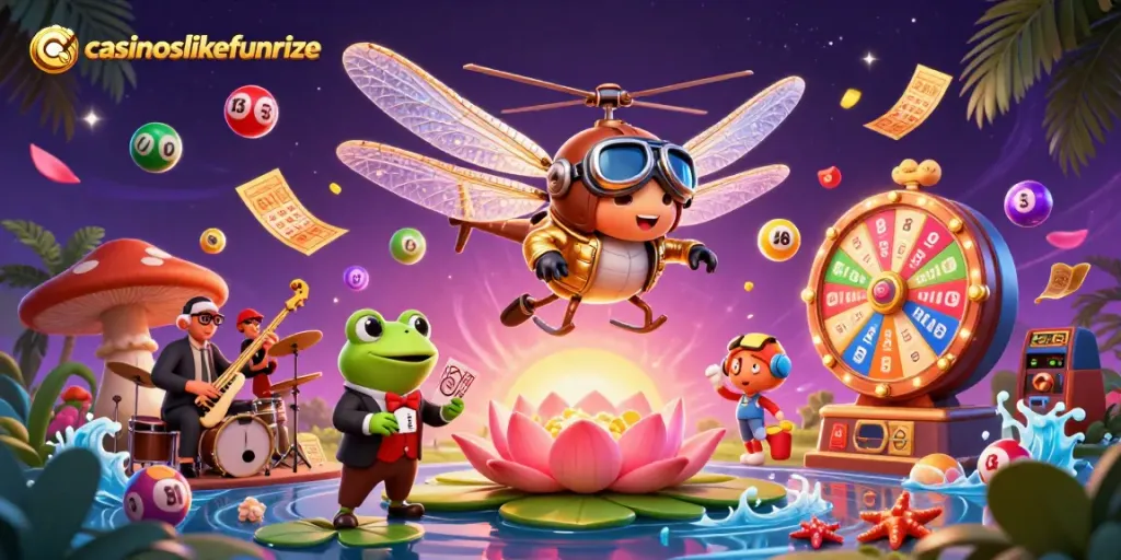 Experience the thrill at casinoslikefunrize with vibrant 3D gaming action and exciting elements.