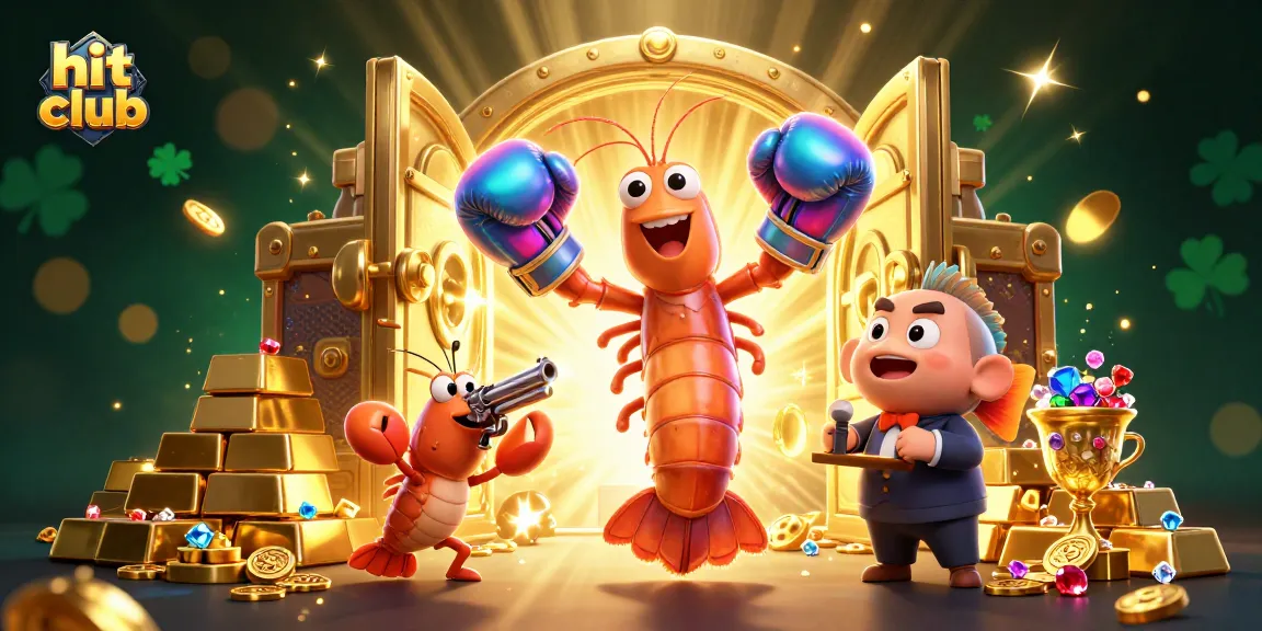 Engage in the hit club's thrilling world of casino with vibrant characters and treasures!