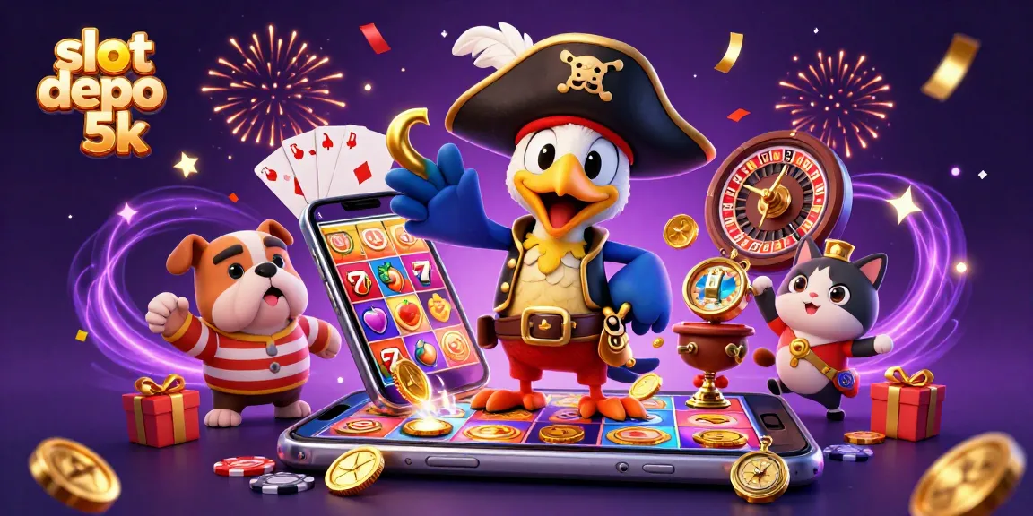 Experience the thrill of slot depo 5k with vibrant characters and exciting game elements.