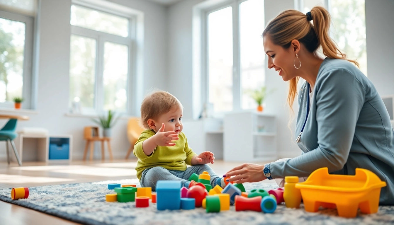 Implementing early intervention ABA strategies in a nurturing environment through playful engagement.