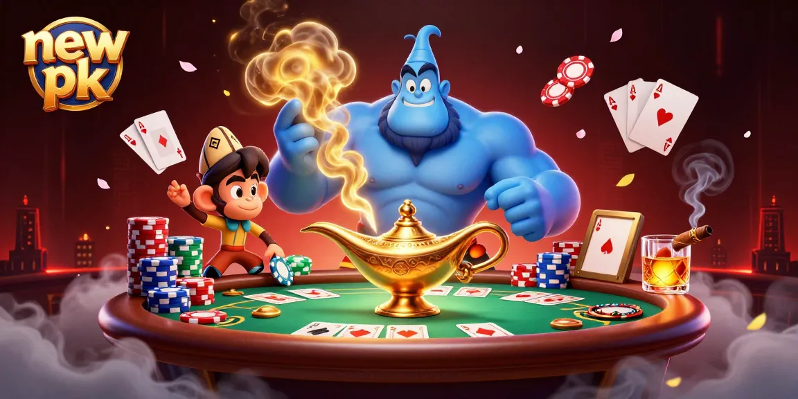 Experience thrilling gameplay at new pk casino with vibrant characters, poker chips, and dynamic elements.