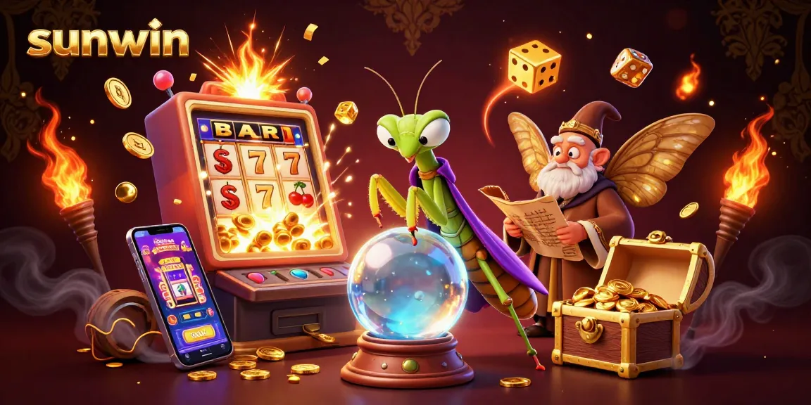 Engage with sunwin's thrilling games through an enchanting scene featuring dynamic 3D elements.
