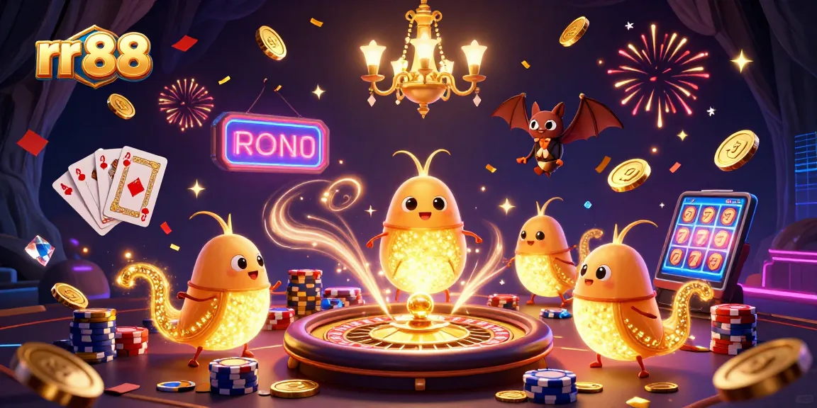 Engage with rr 88 and experience the thrill of casino games under glowing glowworms lighting.