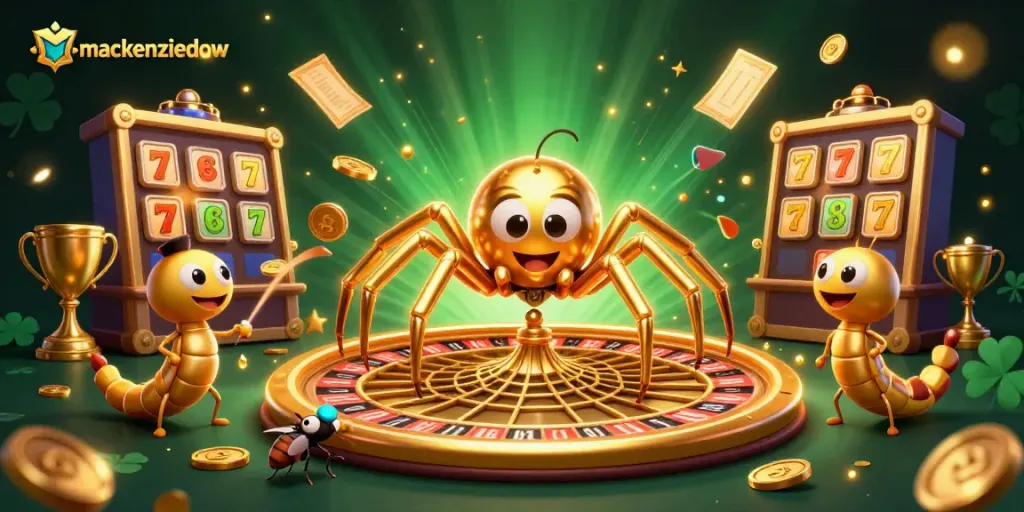 Experience thrilling bets with mackenziedow as you spin for jackpots in a vibrant casino scene.